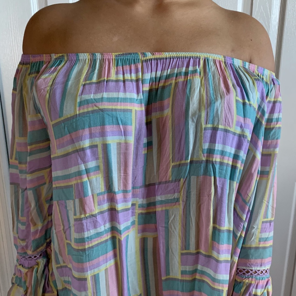 Multicolor Pastel Top Large